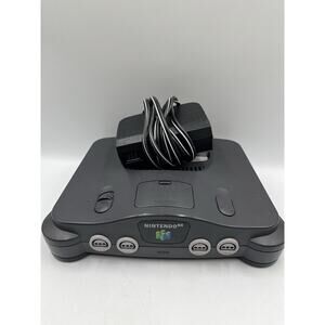 Nintendo 64 N64 Console NUS-001(USA) w/ OEM Power Adapter - TESTED